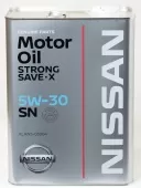 NISSAN SN STRONG SAVE-X 5W30 4л KLAN5-05304 масло моторное