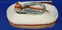 Трос лента 12тонн 5метров с карабином усиленный Трос лента 12тонн 5метров с карабином усиленный