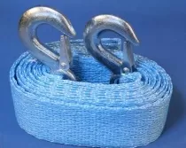 Трос лента 5тонн 10метров с крюками Трос лента 5тонн 10метров с крюками