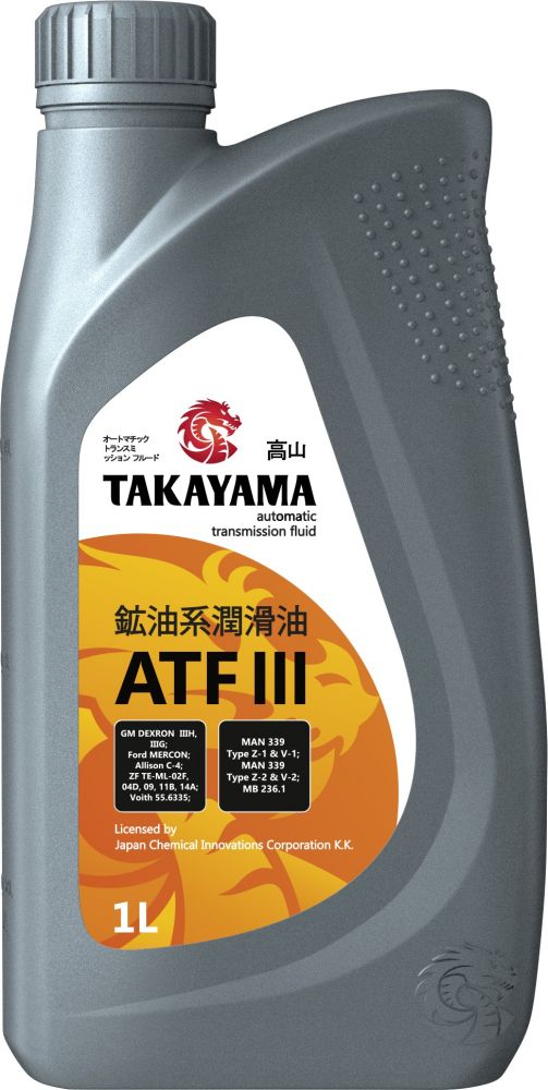 TAKAYAMA DEX III 1л пластик жидкость для автоматических трансмиссий 605526