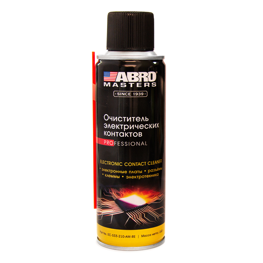ABRO Очиститель электрических контактов 160г MASTERS EC-533-210-AM-RE