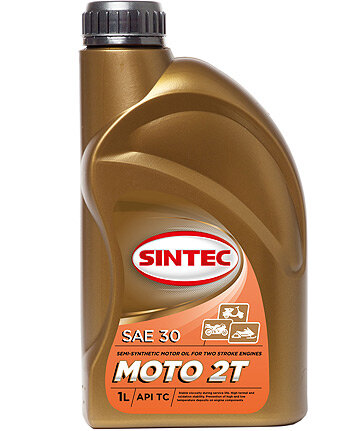 SINTEC Moto 2T 1л красное масло моторное