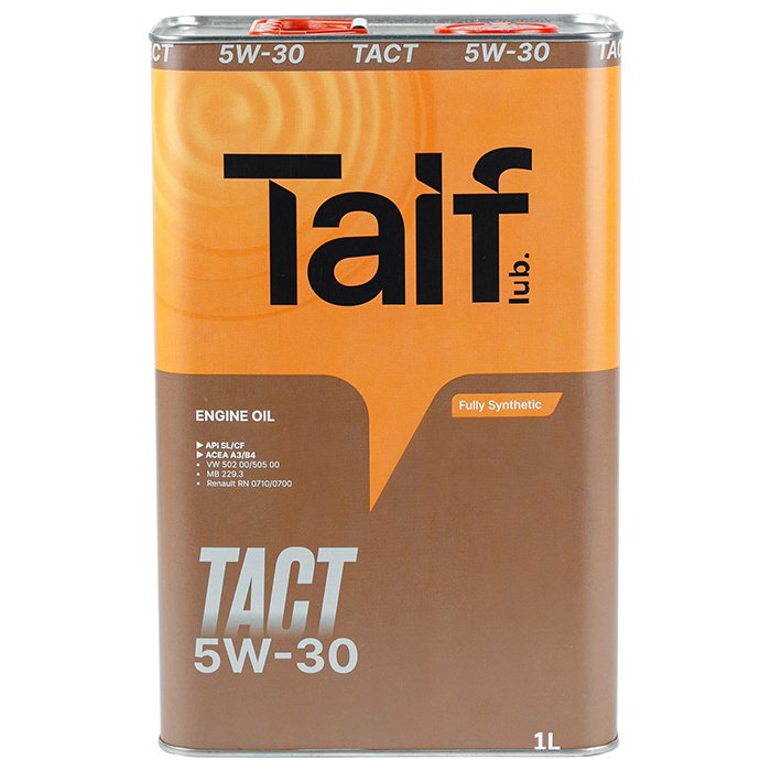 TAIF TACT 5W-30, Масло моторное, API SL/CF, ACEA A3/B4, VW 502 00/505 00, MB 229.3, 1 л.