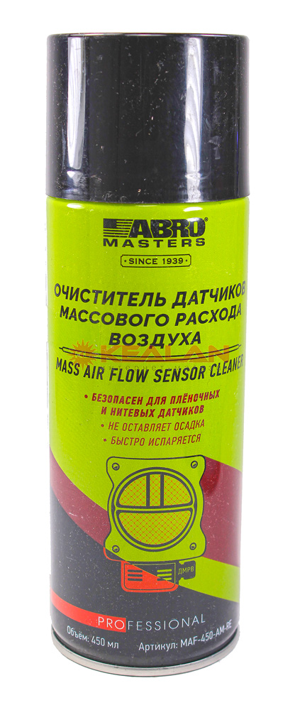 ABRO Очиститель датчика расхода воздуха 200мл MAF-200-AM-RE MASTERS
