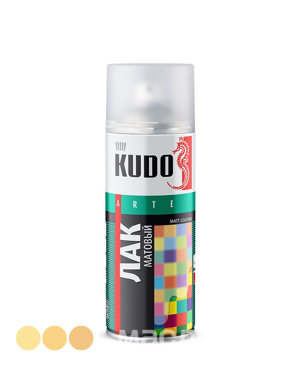 KUDO-9004 Лак матовый универсальный акриловый 520мл