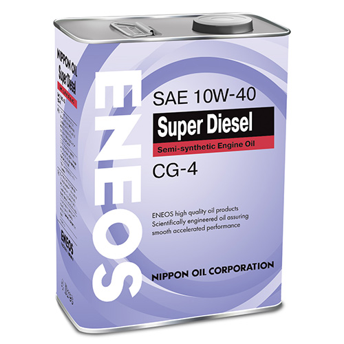 ENEOS Super Diesel CG-4 10w40 4л полусинтетическое масло