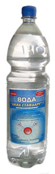 Вода дистиллированная "АКВА" 1.5л ПЭТ-бутылка
