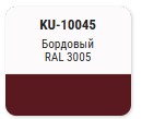 KUDO-10045 Эмаль бордовая 520мл алкидная RAL3005