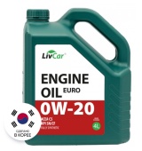 LIVCAR ENGINE ENERRGY ECO 0w20 SP/GF-6A 4л синтетическое масло моторное