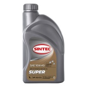 SINTEC SUPER 10W40 SG/CD 1л полусинтетическое масло моторное