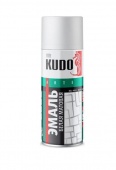 KUDO-1101 Эмаль белая матовая 520мл алкидная RAL9003