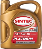 SINTEC PLATINUM 7000 5W30 SL/CF A3/B4 Акция5л по цене 4л полусинтетическое масло моторное 600274