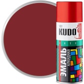KUDO-1004 Эмаль вишневая 520мл алкидная