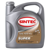 SINTEC SUPER 10W40 SG/CD 4л полусинтетическое масло моторное