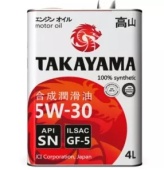 TAKAYAMA 5W30 жб Adaptec ILSAC GF-6A SP 4л cинтетическое масло моторное 6056131