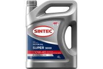 SINTEC SUPER 3000 10W40 SG/CD 4л полусинтетическое масло моторное 600240