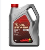 S-OIL 7   RED  7  SN  5W40  (4л), Synthetic Technology (1/4)