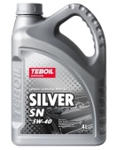 TEBOIL Silver SN 5W40 4л полусинтетическое масло моторное