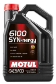 Motul 6100 SYN-NERGY 5w30 4л масло моторное