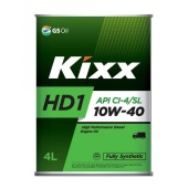 Kixx 10W40 HD1 CI-4 cинт 4л масло моторное