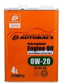 AUTOBACS ENGINE OIL FS 0W20 SP/GF-6A 4л масло моторное