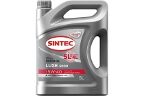 SINTEC LUXE 5000 5W40 SL/CF Акция5л(по цене 4л) полусинтетическое масло моторное 600299