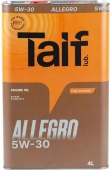 TAIF ALLEGRO 5W-30 Масло моторное API SP, ILSAC GF-6А, 4 л.
