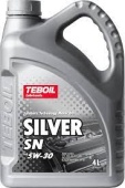 TEBOIL Silver SN 5W30 4л полусинтетическое масло моторное