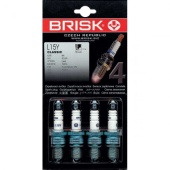 Свеча Brisk-1312 L15Y ВАЗ 2101-09(8клп)Classik блистер 4 шт цена за комплект