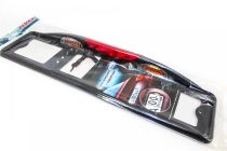 Рамка номерного знака с подсветкой автостоп(черная)ПРЕМИУМ