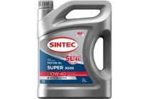 SINTEC SUPER 3000 10W40 SG/CD Акция5л по цене 4л полусинтетическое масло моторное 600301