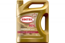 SINTEC PREMIUM 9000 5W30 A3/B4 SL/CF АКЦИЯ!5л по цене 4л 600278