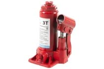 Домкрат гидравлический 3тонны бутылочный в коробке красный AUTOVIRAZH AV-074203