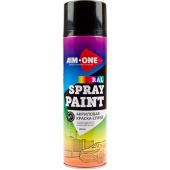 AIM-ONE RAL-9005LG сигнально-черный глянец 600мл AIM-ONE RAL-9005LG сигнально-черный глянец 600мл