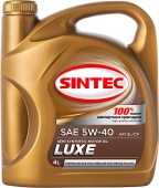 SINTEC LUXE 5W40 SL/CF 4л полусинтетическое масло моторное 801933