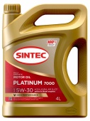 SINTEC PLATINUM 7000 5W30 A3/B4 4л SL/CF моторное масл о 600144