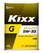 Kixx 5W30 G SJ полусинтетическое масло моторное 4л.