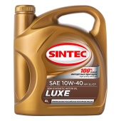 SINTEC LUXE 10W40 SL/CF 4л полусинтетическое масло моторное 801943
