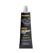 Герметик MANNOL силиконовый черный 85гр.Gasket Maker Black 9912; 991207 (-40С-+230С)