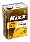 Kixx 0W30 G1 SP синтетическое масло моторное 4л