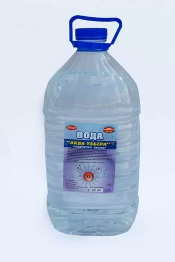 Вода дистиллированная "АКВА"Ультра 5л ПЭТ-бутылка