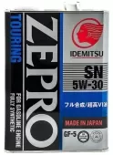 IDEMITSU ZEPRO TOURING FS SN 5w30 4л.синтетическое масло моторное