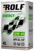 ROLF 10w40 Energy жб SL/CF 4л полусинтетическое масло моторное