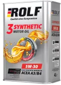 ROLF 5w30 3-SYNTHETIC ACEA A3/B4 4л синтетическое масло моторное