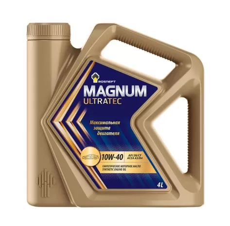 Роснефть Magnum Ultratec 10w40 4л синтетика масло моторное
