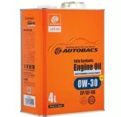 AUTOBACS ENGINE OIL FS 0W30 SP/GF-6A 4л масло моторное