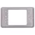 Рамка н/з  серая (квадрат)
