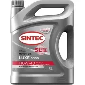 SINTEC LUXE 5000 10W40 SL/CF Акция5л по цене 4л полусинтетическое масло моторное 600300