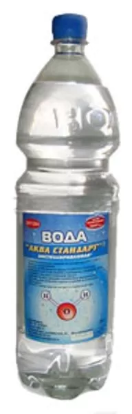 Вода дистиллированная "АКВА" 1.5л ПЭТ-бутылка