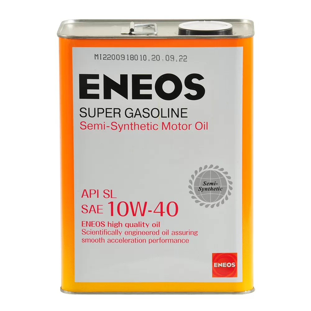 ENEOS Super Gasoline SL 10w40 4л полусинтетическое масло